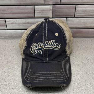 Caterpillar 1925 Men’s O/S Fits all Black and Tan Mesh Hat